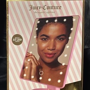 Pink Juicy Couture LED Light Up Vanity Mirror – Bright 22 LED Lights – Perfect f